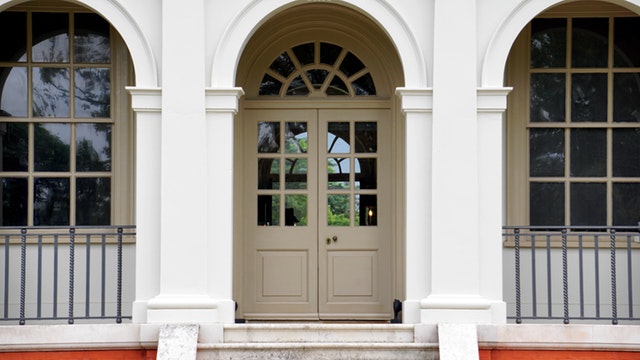 front door beige in contrast home improvement